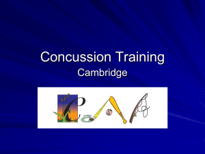 Concussion Training