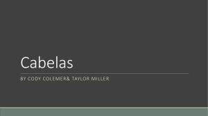 Cabelas - Taylor Miller