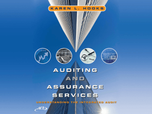 Substantive Procedures and the Financial Statement Audit