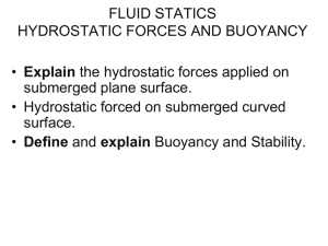 hydrostatic forces