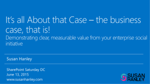 It's all about that case: Measuring the Value of Investments in