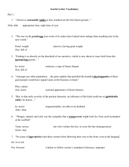 worksheet vocabulary scarlet letter the 2 Scarlet 23 Ch Questions