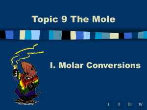 Mole lecture Chapter 10