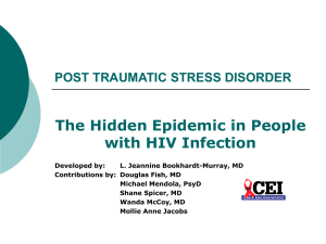 PTSD - HIV Clinical Resource