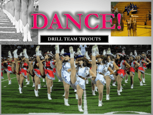 Drill Team Tryouts
