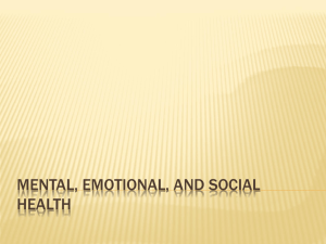 EOC Mental, Emotional and Social Health Mini Lesson