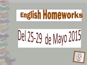 tareas ingles - Colegio Zazu