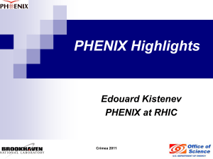 Kistenev, E.: Highlights of sQGP studies with PHENIX experiment at