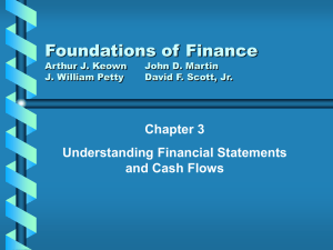 Chapter 3 Understanding Financial Statements and Cash Flows