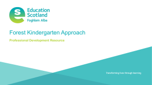 What is a Forest Kindergarten approach?
