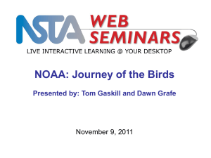 Journey of the Birds - NSTA Learning Center