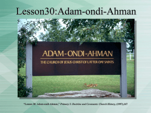 ADAM Who was Adam?