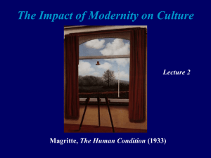 The Impact of Modernity on Culture