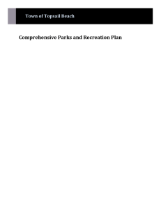 Topsail Beach Parks & Recreation Comprehensive Plan