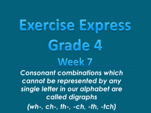 Week 7 Exercises