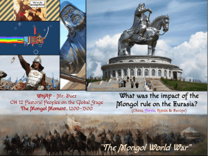 WHAP - Mr. Duez CH 12 Pastoral Peoples on the Global Stage The