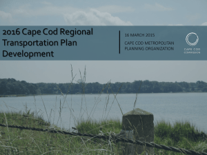 Presentation about the 2016 Regional Transportation Plan
