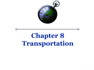 chp 8- transportation