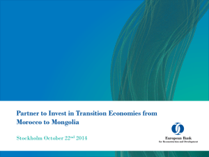 About EBRD IFI with a Private Sector mandate