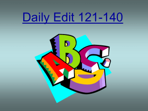 Daily edit 121
