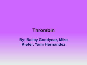 Thrombin - kristashunkwiler