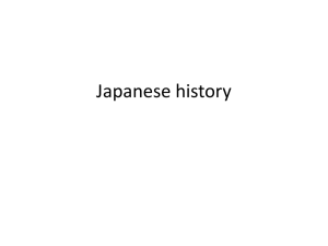 Japanese history - Falkland Primary School