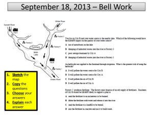 September 18, 2013 * Bell Work