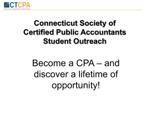 Public Accounting - Connecticut Society of CPAs