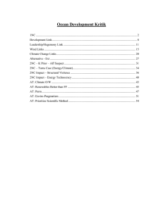 Oceans Development K - ENDI 14