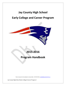 students in the JCHS Early College and Career Program will