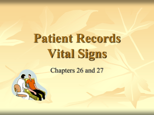 Patient Records Vital Signs