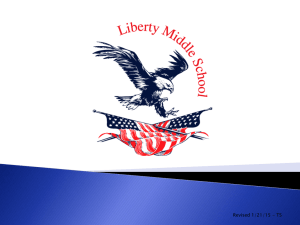 Final5thGradeParentPresentation - Liberty Middle School