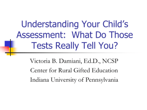 Myth & Reality - Pennsylvania Association for Gifted Education
