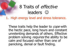 8 Traits of Effective Leaders