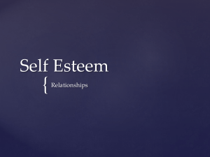 Self Esteem & Body Image