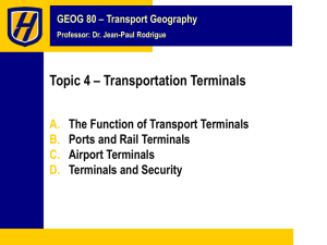 Chapter 4 - Transportation Terminals