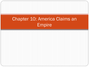 Chapter 10: America Claims and Empire