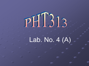 lab 5 PHT313