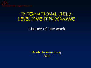 Nature of Our Work - Child Rights and Protection Consultancy