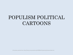 POPULISM POLITICAL CARTOONS