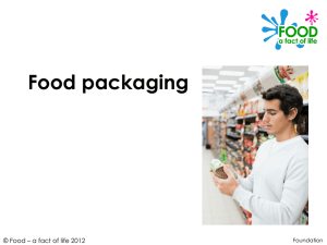 Food packaging PowerPoint
