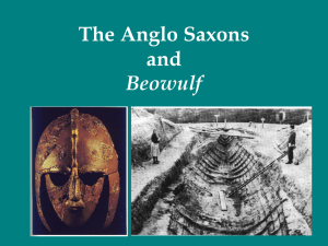 The Anglo Saxons and terms powerpoint