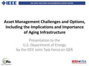 Asset Management Challenges and Options, Including - IEEE-USA