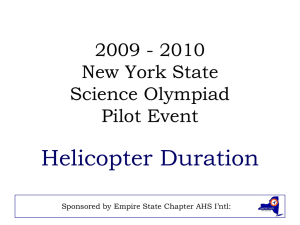 Helicopter Duration  - the Empire State chapter of AHS