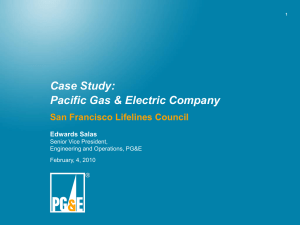 PGE Case Study