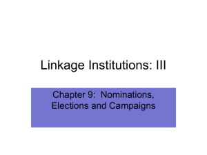 Linkage Institutions: III