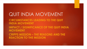 quit india movement