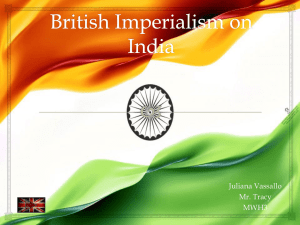 Core example Britain and India
