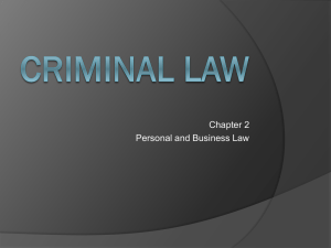 Criminal Law PPT