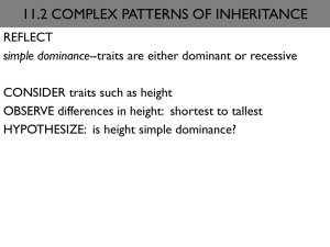 11.2 complex inheritance patterns ppt